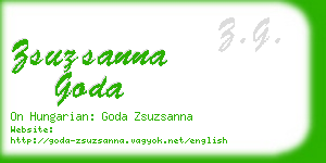 zsuzsanna goda business card